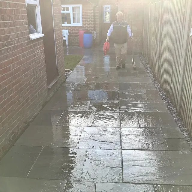 New paving